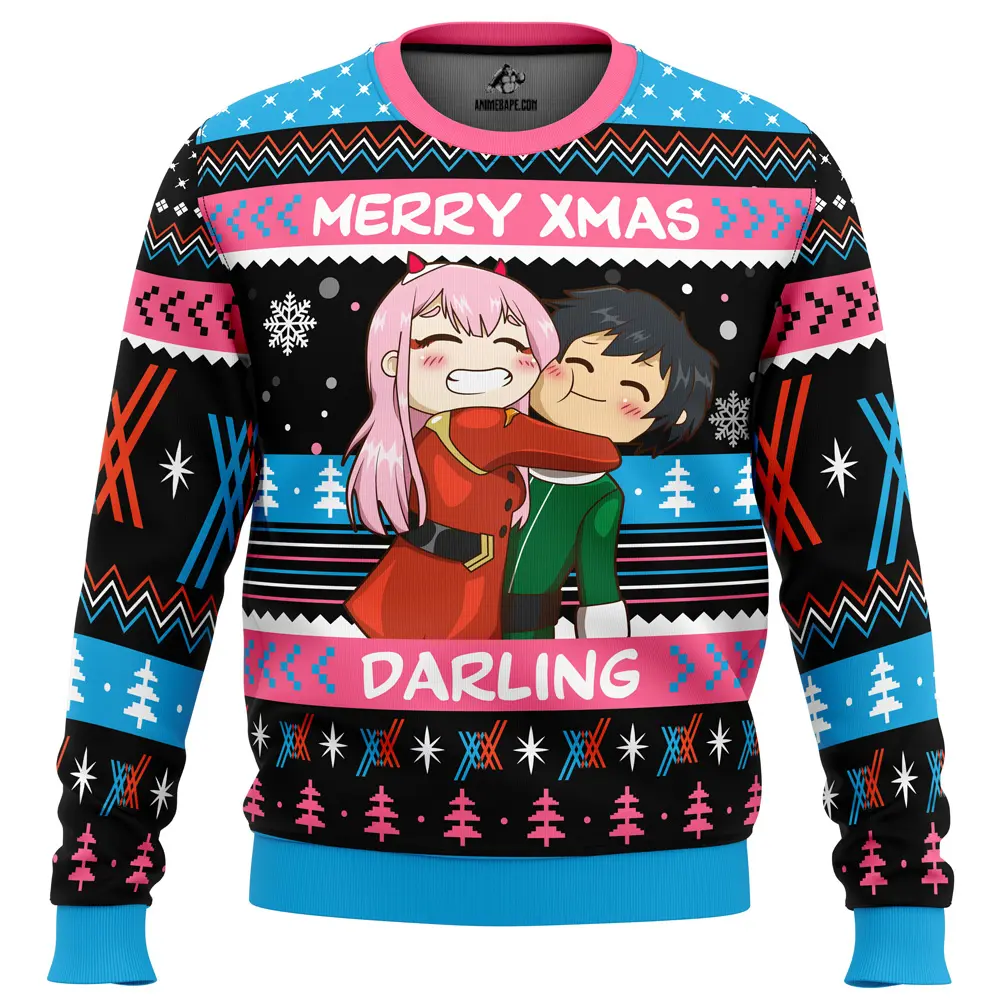 Merry xmas darling darling in the franxx ugly christmas sweater